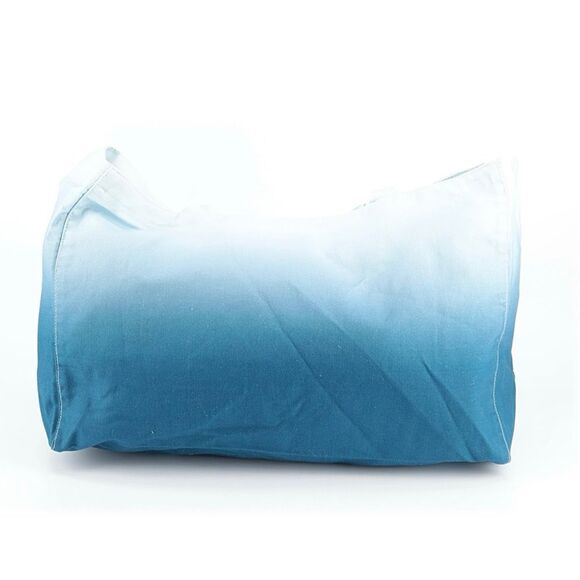 NWT Athleta Double Handle Ombre Canvas Beach Gym Tote Bag Blue One Size - Picture 3 of 8